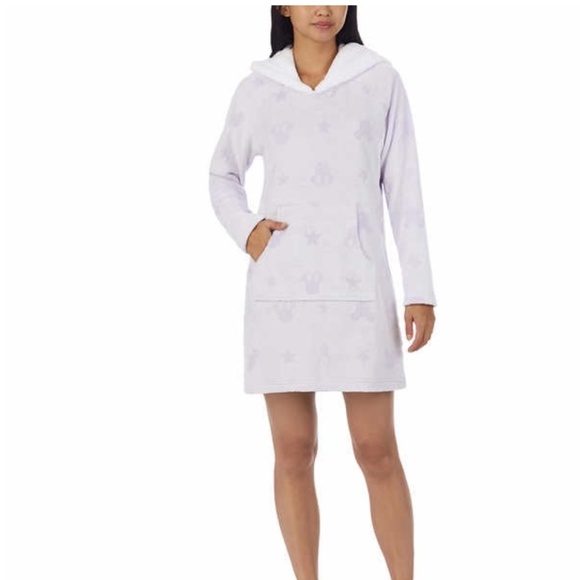 Disney Other - Disney Mickey and Minnie Women’s Soft Fleece Lounger with Cozy Hood NEW